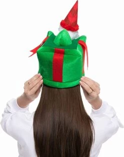 Gnome Gift Box Christmas Hat -Xmas Supplies Shop 81JjvaLPmGL. AC UX569