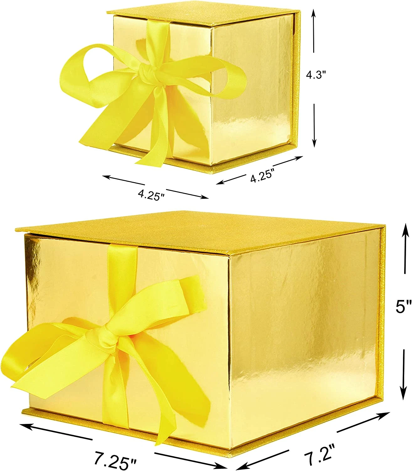 Christmas Small Gift Box With Gold Paper Fill 7 Christmas Small Gift Box With Gold Paper Fill - Image 6