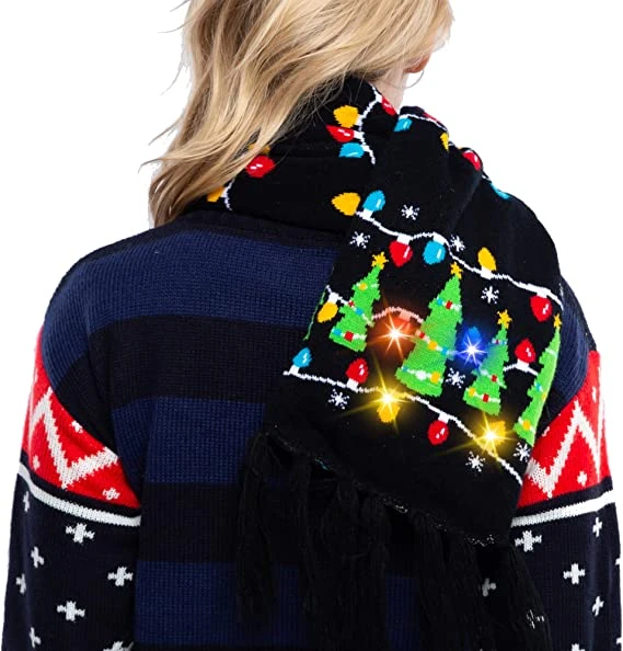 Christmas Lit-up Knitted Scarf 7 Christmas Lit-up Knitted Scarf - Image 5