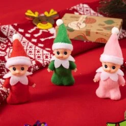 Green Pink Red Tiny Baby Elf Doll Christmas 16 Green Pink Red Tiny Baby Elf Doll Christmas -Xmas Supplies Shop 81RJj0elIyL. AC SL1500