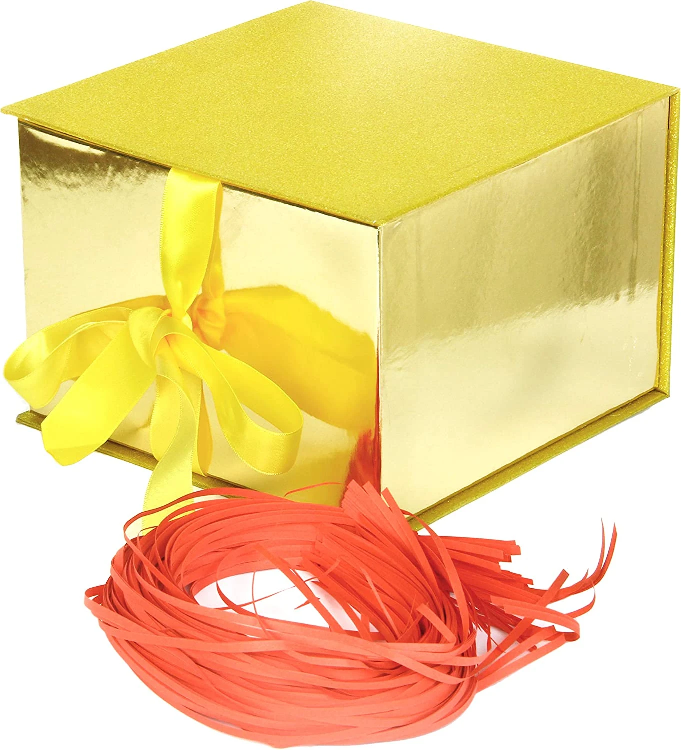 Christmas Small Gift Box With Gold Paper Fill 4 Christmas Small Gift Box With Gold Paper Fill - Image 3