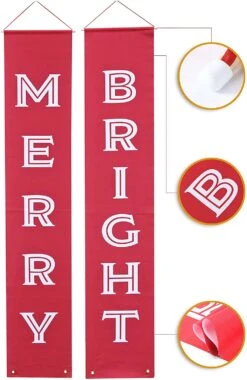 Merry And Bright Christmas Banner 12 Merry And Bright Christmas Banner -Xmas Supplies Shop 81Tc4cXXqTL. AC SL1500