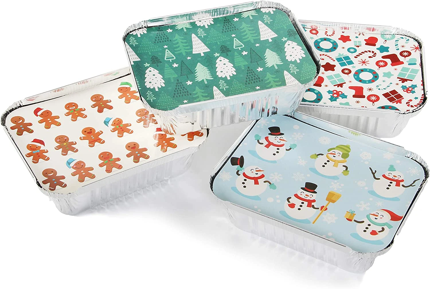 Christmas Treat Foil Containers, 40 Pcs 5 Christmas Treat Foil Containers, 40 Pcs - Image 3