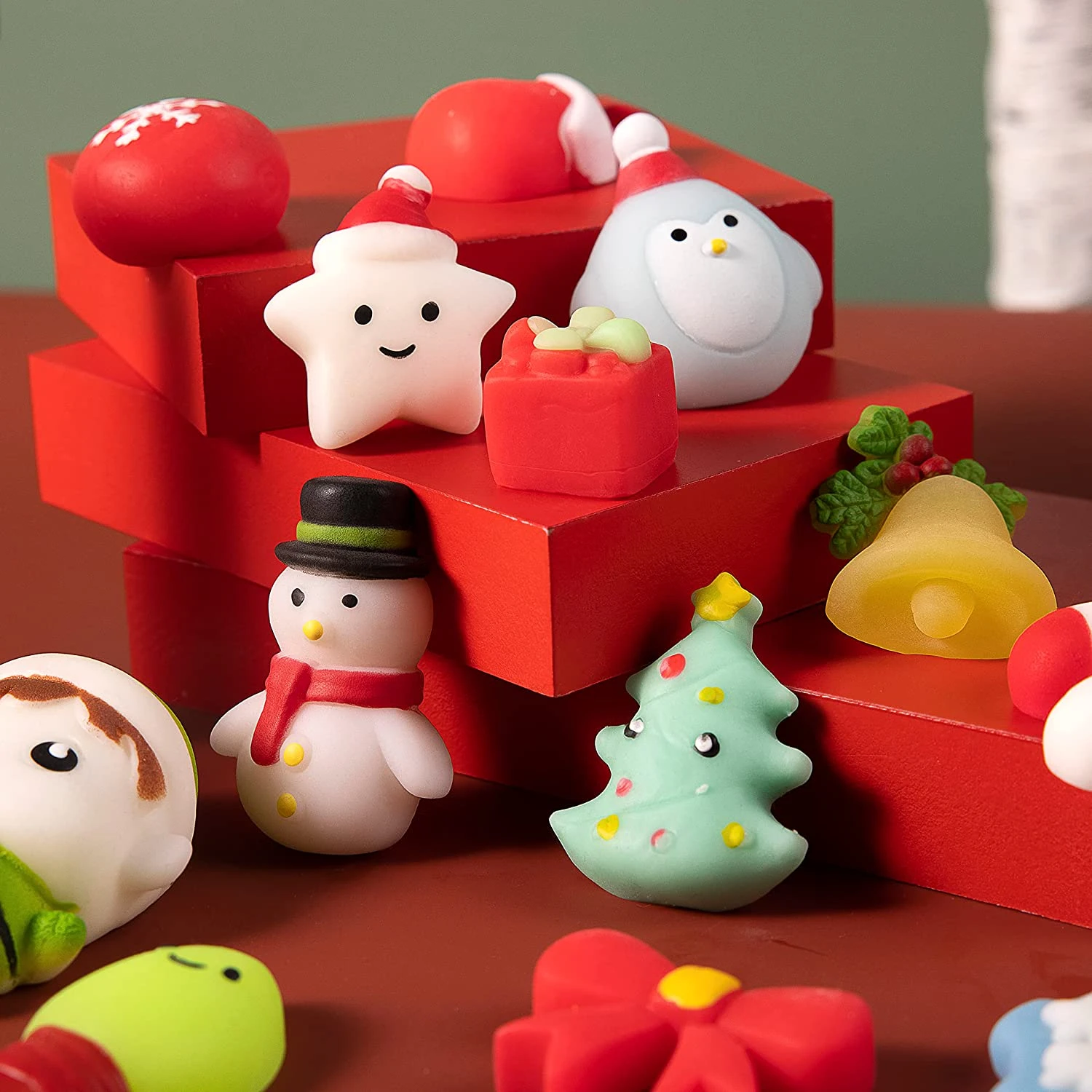 24Pcs Christmas Themed Mochi Squishy 10 24Pcs Christmas Themed Mochi Squishy - Image 8
