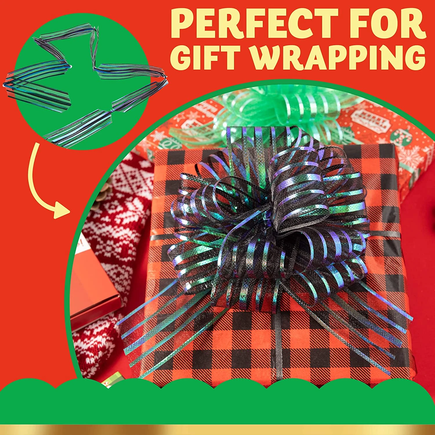 36Pcs Pull Bow Christmas 4.7 In 7 36Pcs Pull Bow Christmas 4.7 In - Image 5