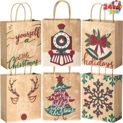 Christmas Kraft Paper Gift Bags With Large Characters 19 Christmas Kraft Paper Gift Bags With Large Characters -Xmas Supplies Shop 81 kaQXNmtL. AC SL1500
