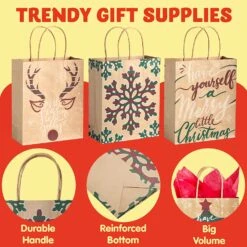 Christmas Kraft Paper Gift Bags With Large Characters 14 Christmas Kraft Paper Gift Bags With Large Characters -Xmas Supplies Shop 81eDBqYXhfL. AC SL1500