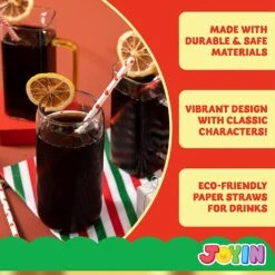 200Pcs Christmas Red Paper Straws 15 200Pcs Christmas Red Paper Straws -Xmas Supplies Shop 81j fIFTzDL. AC SL1500