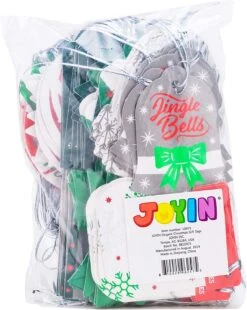 Foil Christmas Gift Tags With Strings 15 Foil Christmas Gift Tags With Strings -Xmas Supplies Shop 81kN PKnM4L. AC SL1500