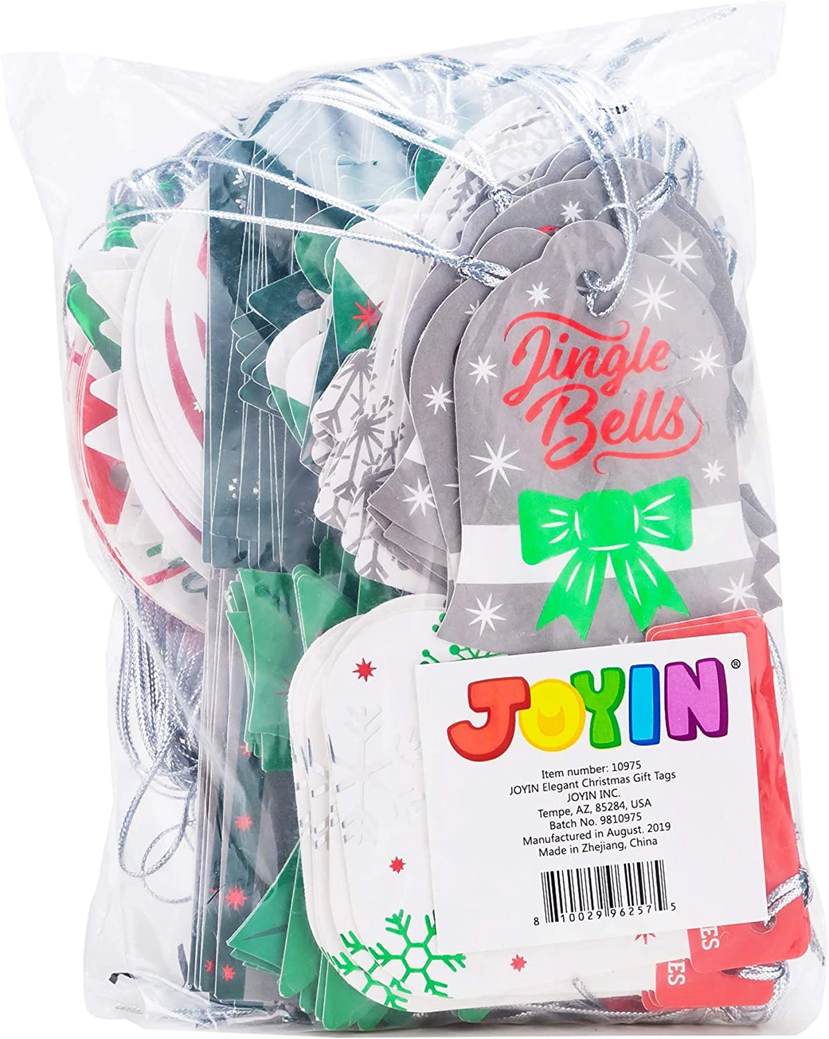 Foil Christmas Gift Tags With Strings 9 Foil Christmas Gift Tags With Strings - Image 7