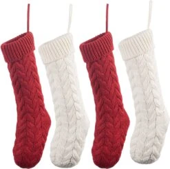 18in Knit Christmas Stockings