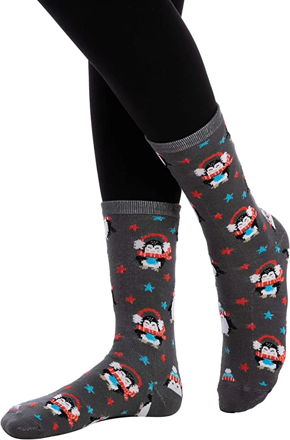 Christmas Holiday Crew Socks, 12 Pairs 7 Christmas Holiday Crew Socks, 12 Pairs - Image 5