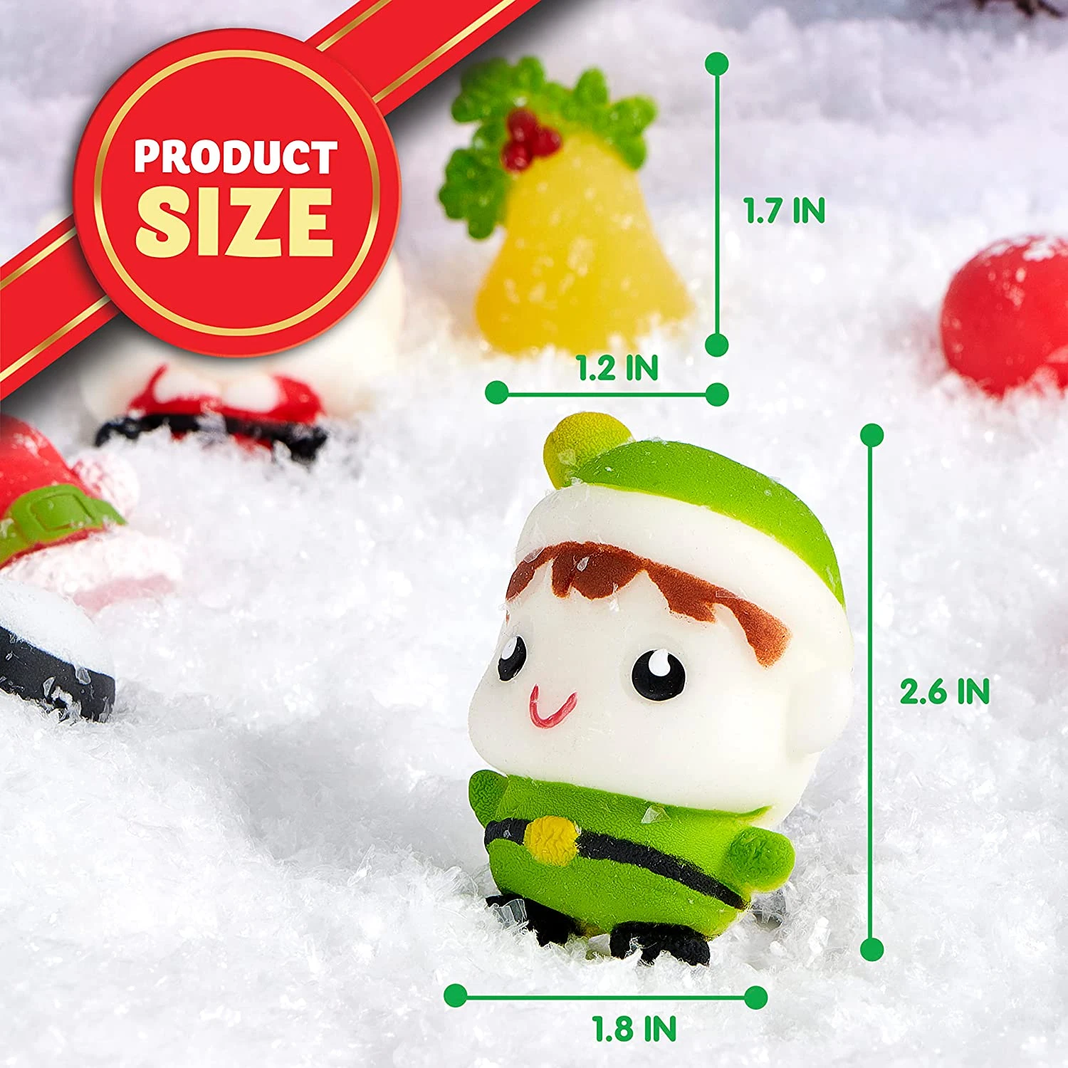 24Pcs Christmas Themed Mochi Squishy 8 24Pcs Christmas Themed Mochi Squishy - Image 6
