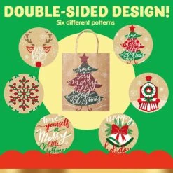 Christmas Kraft Paper Gift Bags With Large Characters 13 Christmas Kraft Paper Gift Bags With Large Characters -Xmas Supplies Shop 81uJnVp55UL. AC SL1500