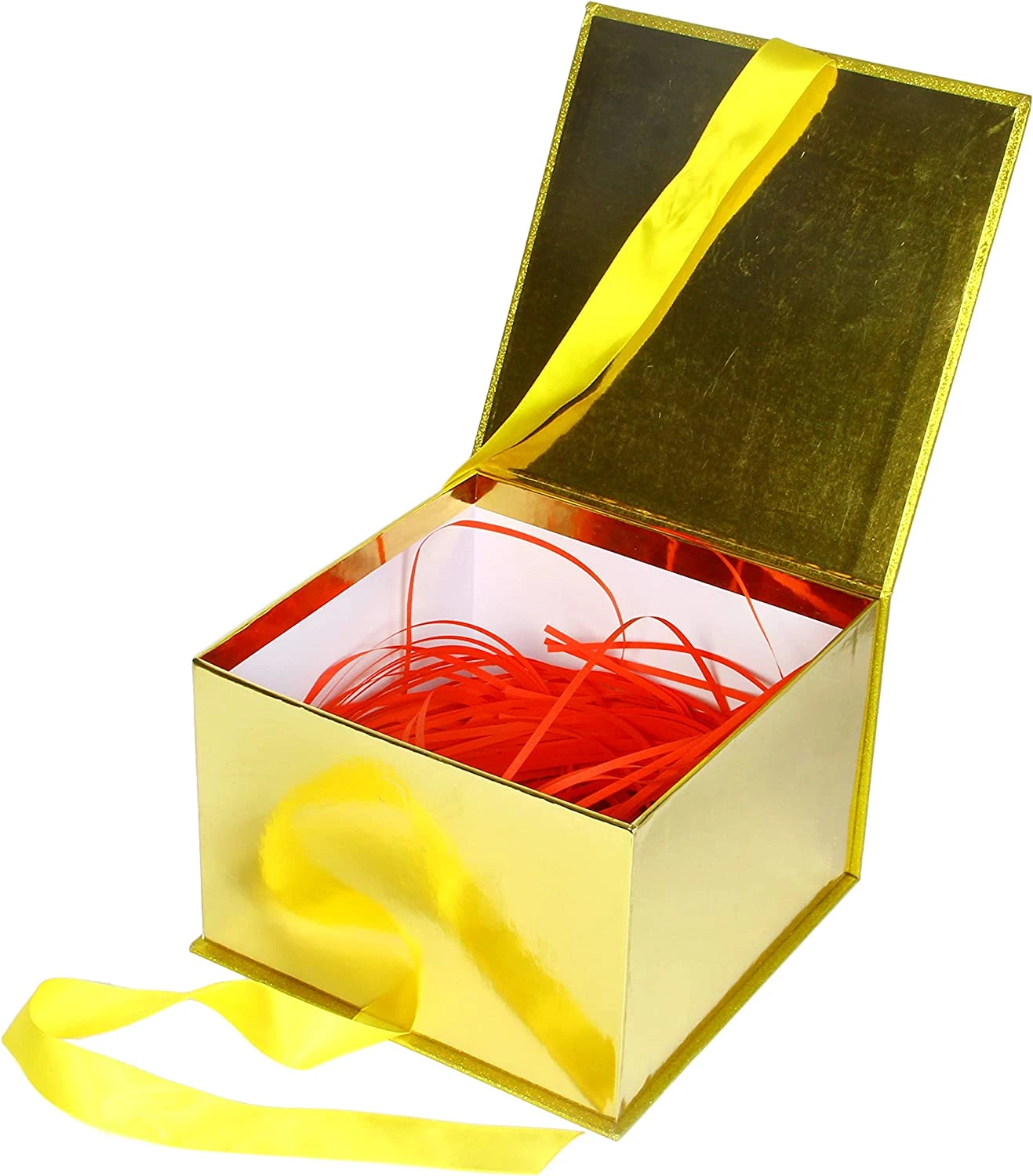 Christmas Small Gift Box With Gold Paper Fill 5 Christmas Small Gift Box With Gold Paper Fill - Image 4
