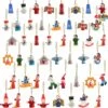 Wooden Mini Christmas Ornaments 2 Wooden Mini Christmas Ornaments -Xmas Supplies Shop 81yIT0STttL. AC SL1500