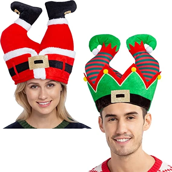 Christmas Santa And Elf Pants Hats 3 Christmas Santa And Elf Pants Hats