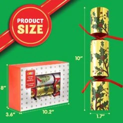 8Pcs Christmas Deluxe Cracker Set 13 8Pcs Christmas Deluxe Cracker Set -Xmas Supplies Shop 8PcsChristmasDeluxeCrackerSet 6