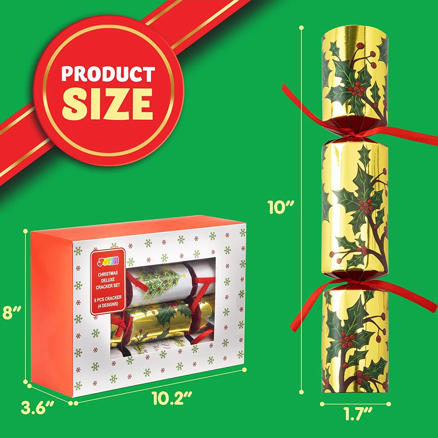 8Pcs Christmas Deluxe Cracker Set 7 8Pcs Christmas Deluxe Cracker Set - Image 5