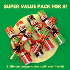 8Pcs Nutcracker Style Christmas Cracker Set 13 8Pcs Nutcracker Style Christmas Cracker Set -Xmas Supplies Shop 8PcsNutcrackerStyleChristmasCrackerSet 3