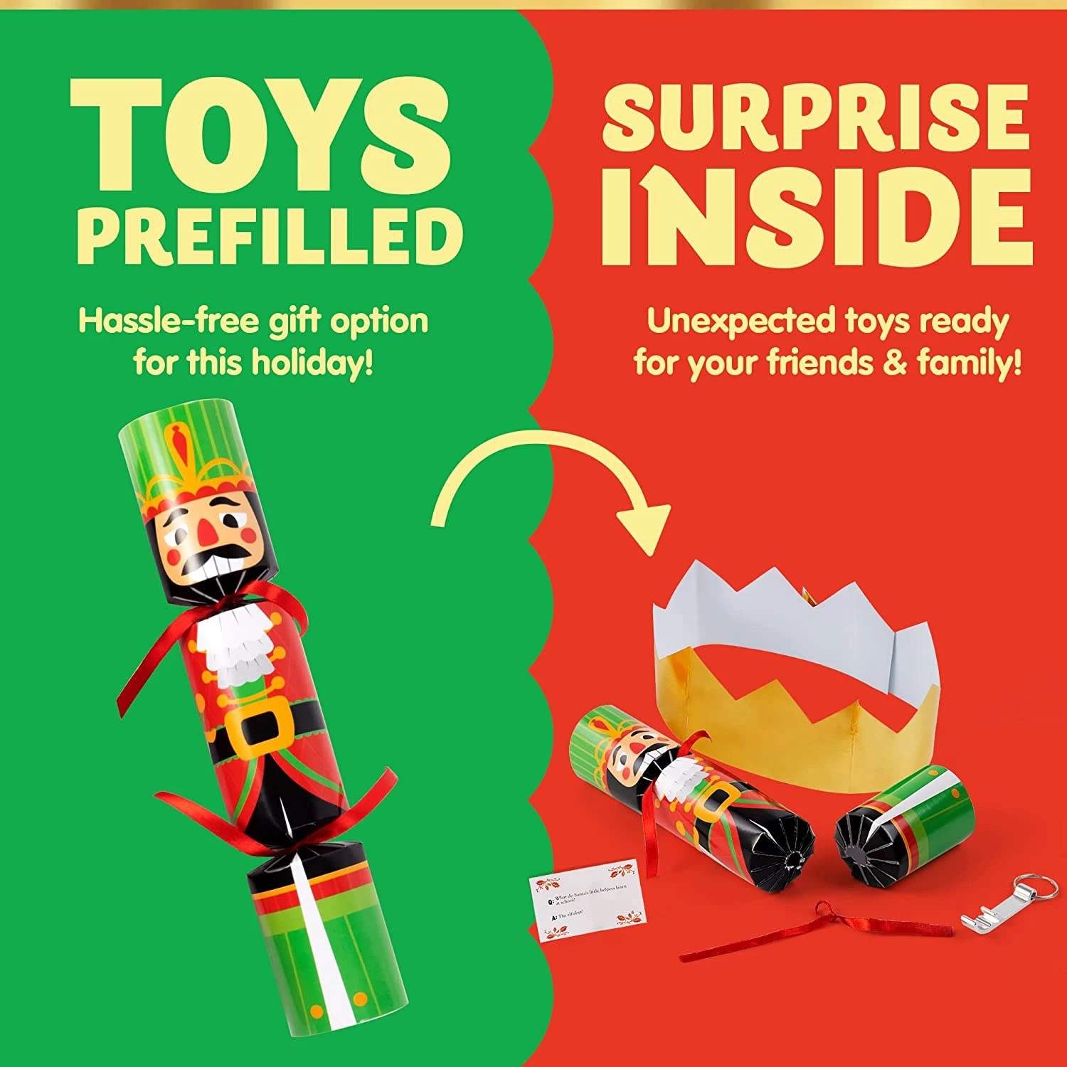 8Pcs Nutcracker Style Christmas Cracker Set 6 8Pcs Nutcracker Style Christmas Cracker Set - Image 4