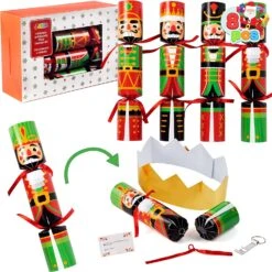 8Pcs Nutcracker Style Christmas Cracker Set 18 8Pcs Nutcracker Style Christmas Cracker Set -Xmas Supplies Shop 8PcsNutcrackerStyleChristmasCrackerSet 8