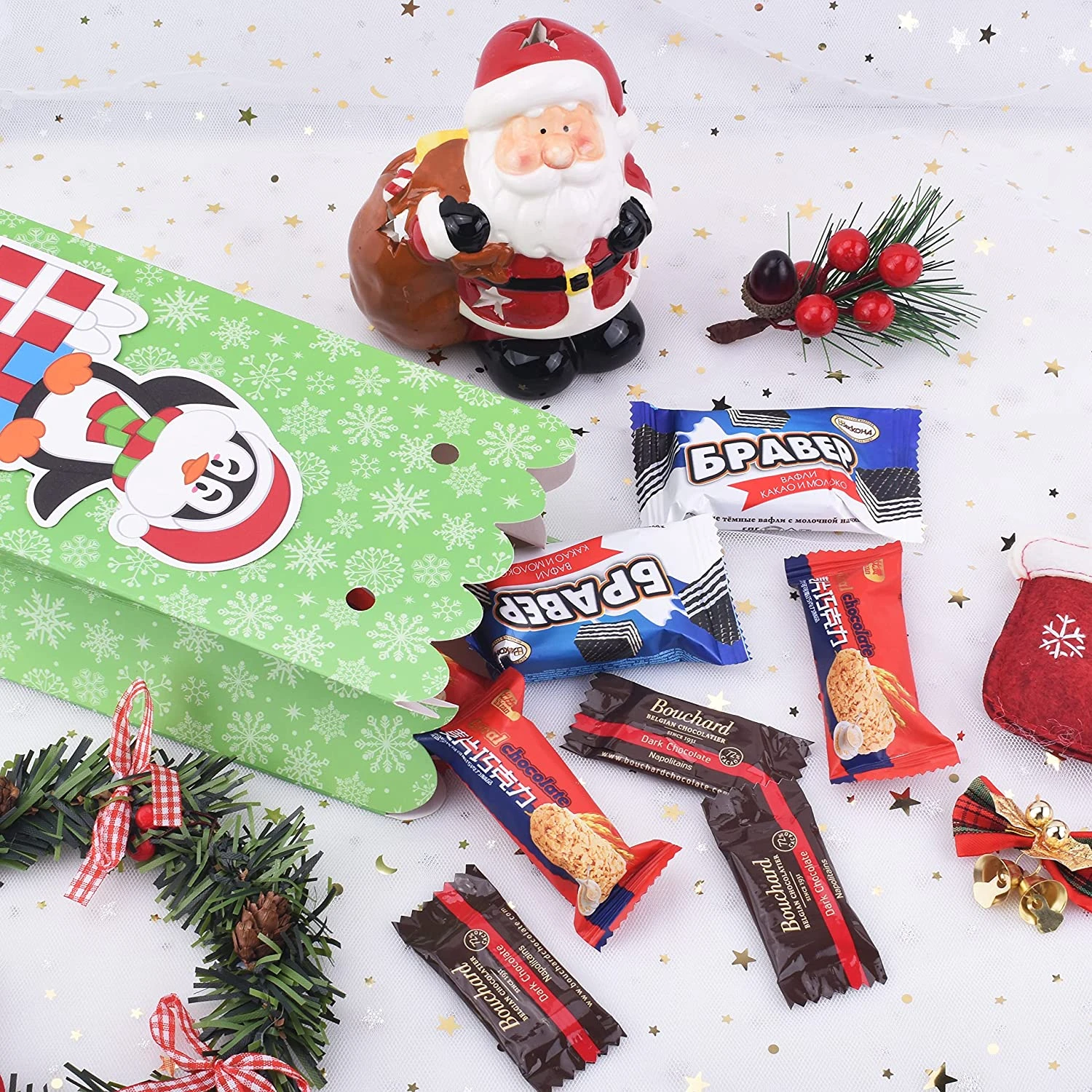 Christmas Treat Bags With Large Sticking Tag, 24pcs 9 Christmas Treat Bags With Large Sticking Tag, 24pcs - Image 7