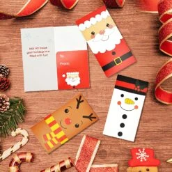 42 Pcs Simple Cartoon Christmas Holiday Greeting Cards -Xmas Supplies Shop 915c6R25r9L. AC SL1500
