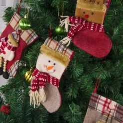 12 Mini 3D Christmas Stockings -Xmas Supplies Shop 9163JAxmLWL. AC SL1500