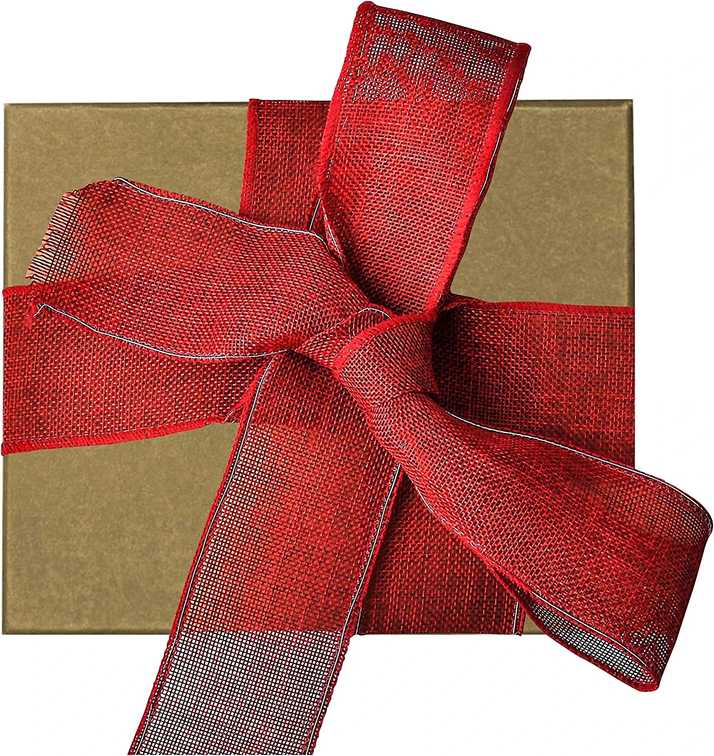 Christmas Gift Wrap Burlap Ribbon 7 Christmas Gift Wrap Burlap Ribbon - Image 5