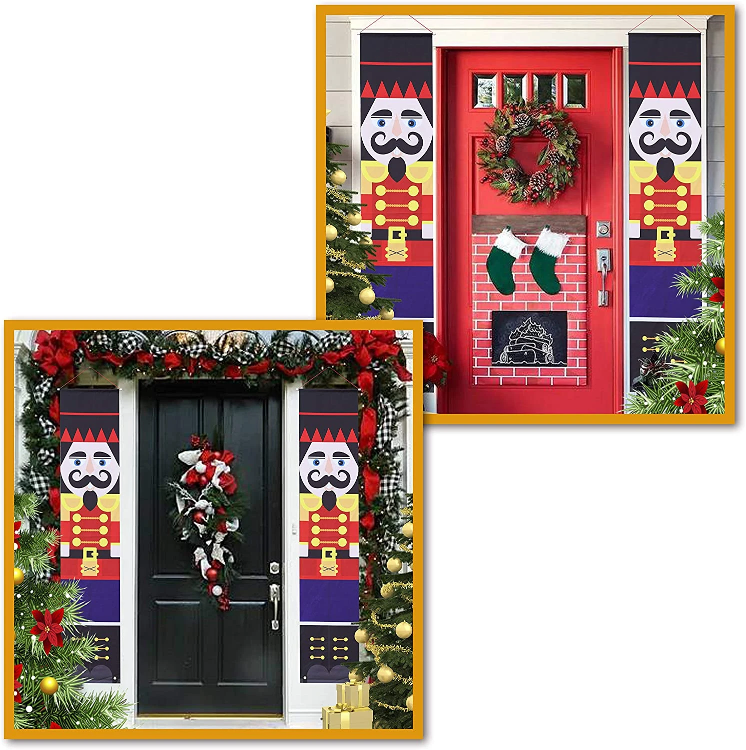 Christmas Nutcracker Hanging Door Banner 6 Christmas Nutcracker Hanging Door Banner - Image 4