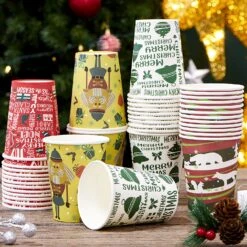 Christmas Disposable Cup Holiday Supplies -Xmas Supplies Shop 91Qq4IP6 L. AC SL1500