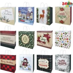 Christmas Themed Shopping Bags, 36 Pcs 10 Christmas Themed Shopping Bags, 36 Pcs -Xmas Supplies Shop 91RaVIG4 qL. AC SL1500