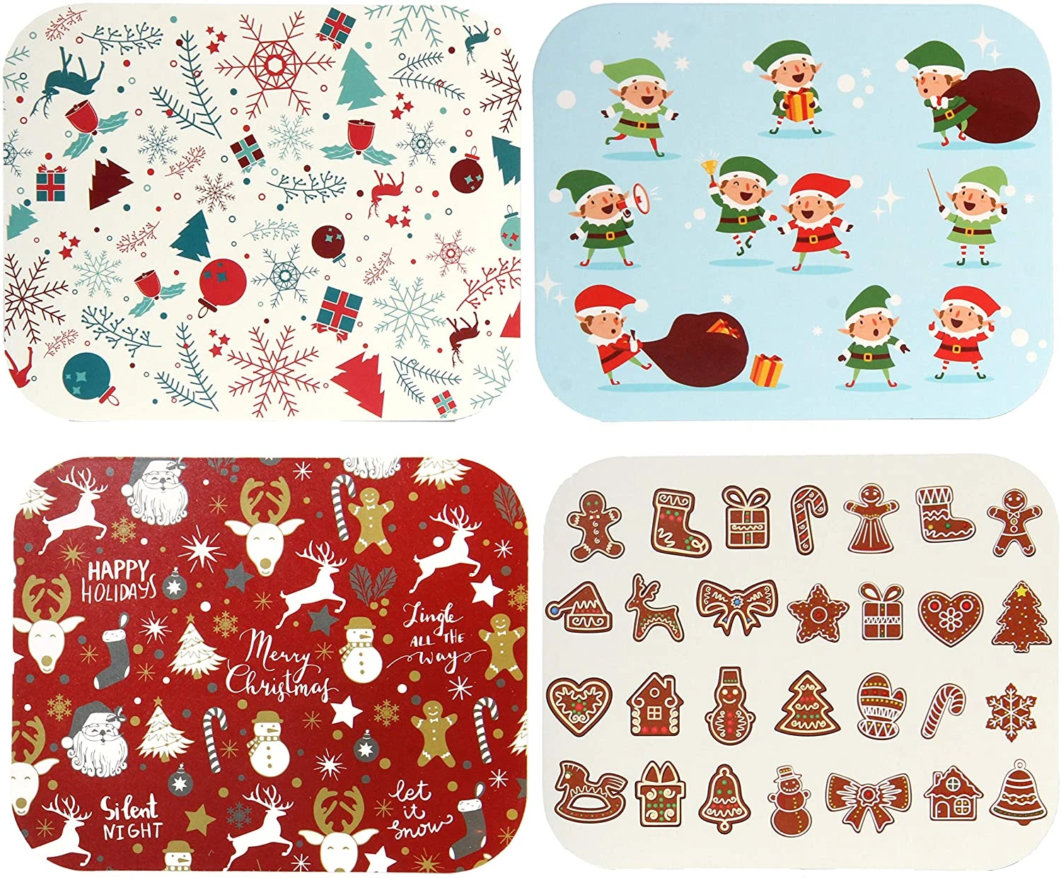 Christmas Foil Containers, 40pcs 8 Christmas Foil Containers, 40pcs - Image 6