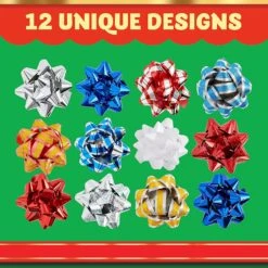 48Pcs Christmas Gift Bow Assortment, Red Silver Blue White 12 48Pcs Christmas Gift Bow Assortment, Red Silver Blue White -Xmas Supplies Shop 91WRCzf5WhL. AC SL1500