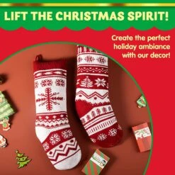 3 Pack 18" Knit Christmas Stockings -Xmas Supplies Shop 91Wi6krzXYL. AC SL1500
