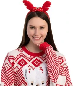 12 Christmas Headbands With Assorted Design -Xmas Supplies Shop 91ZjqjRT7BL. AC UX569