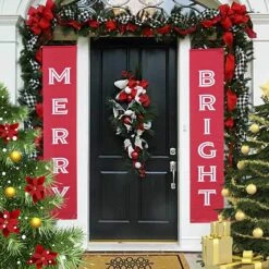 Merry And Bright Christmas Banner