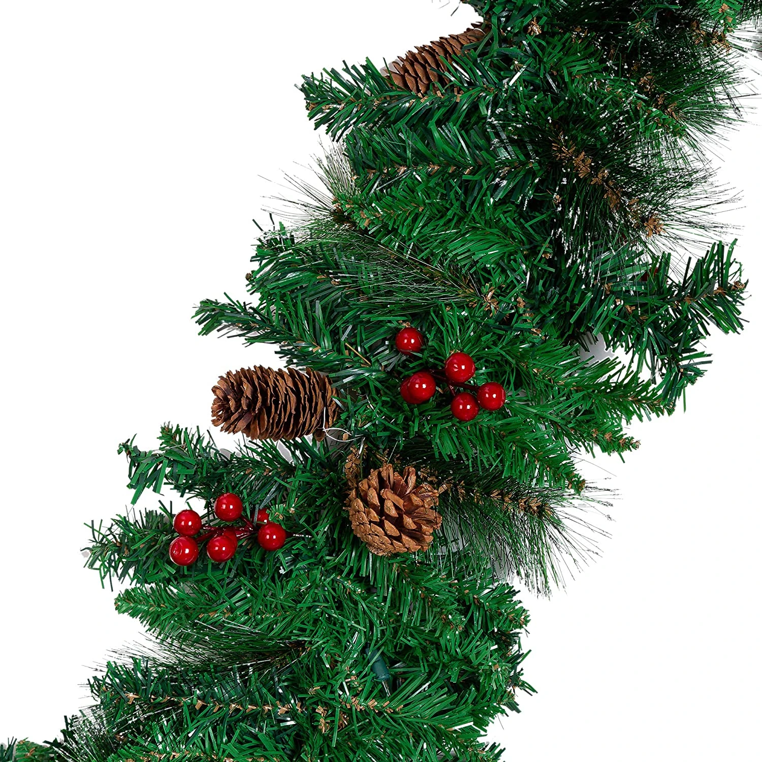 9ft 10" Pre Lit Christmas Garland 6 9ft 10" Pre Lit Christmas Garland - Image 4