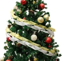 3 Colors Christmas Thick Ribbon Rolls -Xmas Supplies Shop 91f880HJsrL. AC SL1500