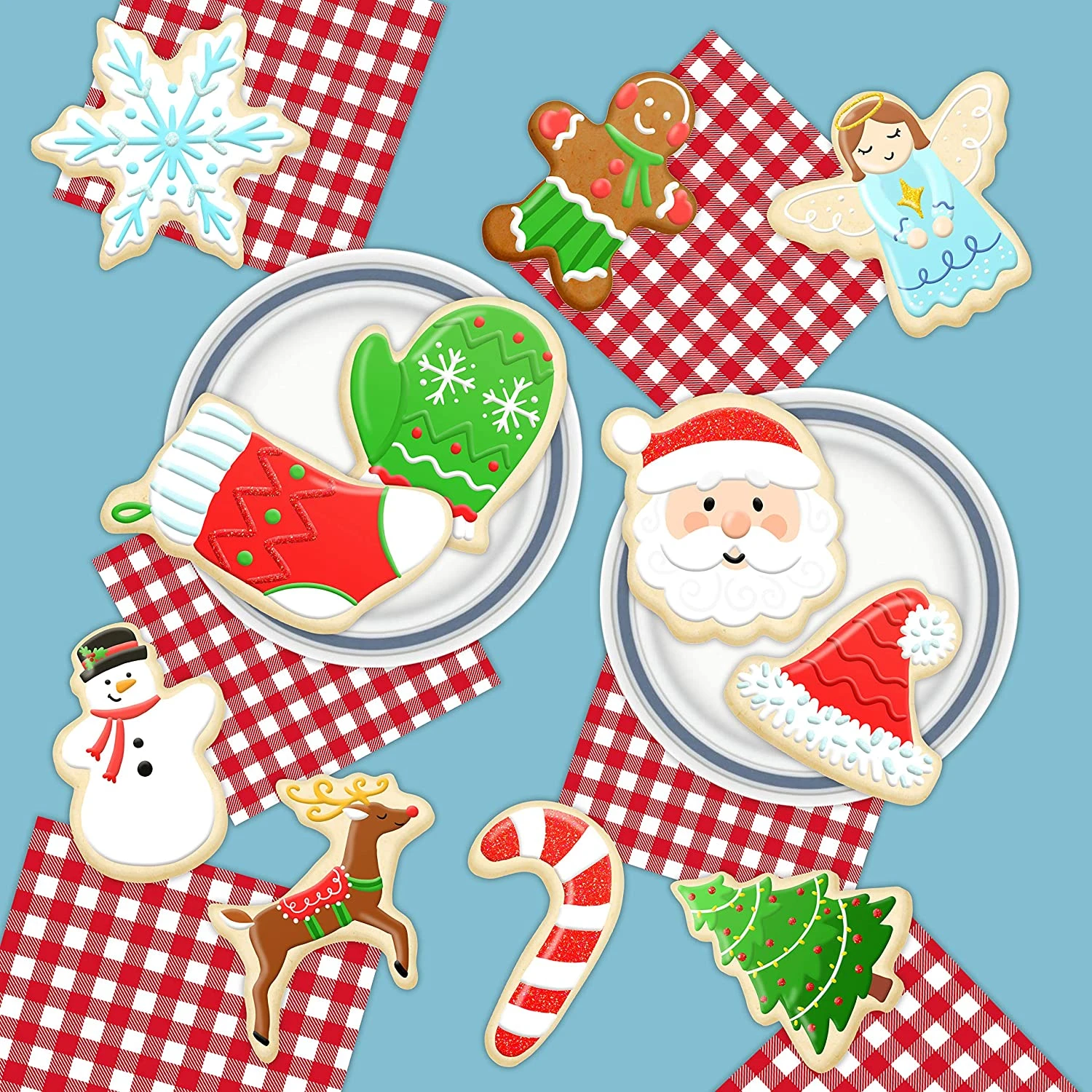 30 PCS Christmas Cookie Cutter Set 8 30 PCS Christmas Cookie Cutter Set - Image 6