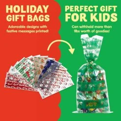 Christmas Cellophane Goody Bags Assortment -Xmas Supplies Shop 91kQ3OB1URL. AC SL1500