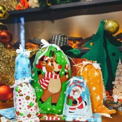 Christmas Drawstring Goodie Gift Bags, 36 Pcs 13 Christmas Drawstring Goodie Gift Bags, 36 Pcs -Xmas Supplies Shop 91mMZzHWOvL. AC SL1500