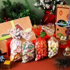 Christmas Cellophane Goody Bags Assortment -Xmas Supplies Shop 91mRghv8LkL. AC SL1500 1