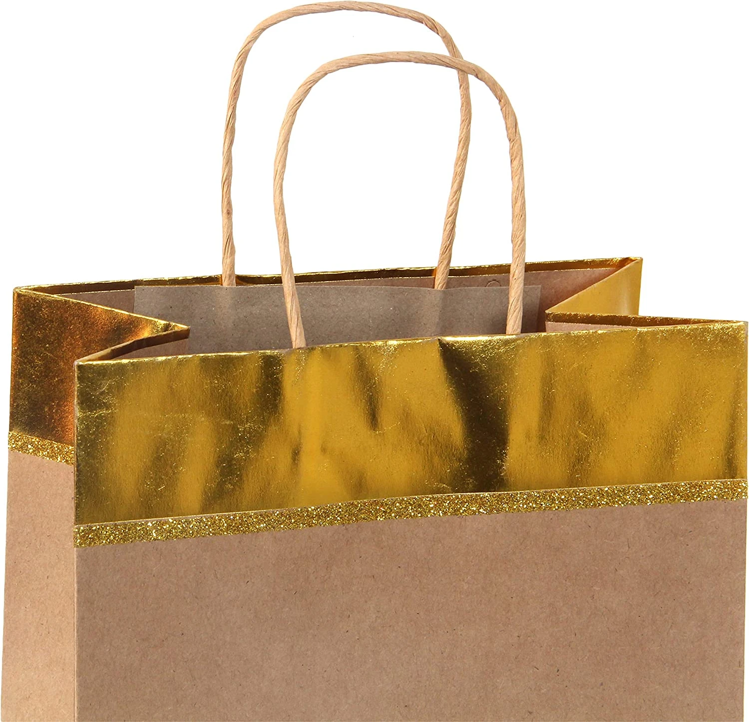 Red And Gold Christmas Kraft Gift Bags 7 Red And Gold Christmas Kraft Gift Bags - Image 5