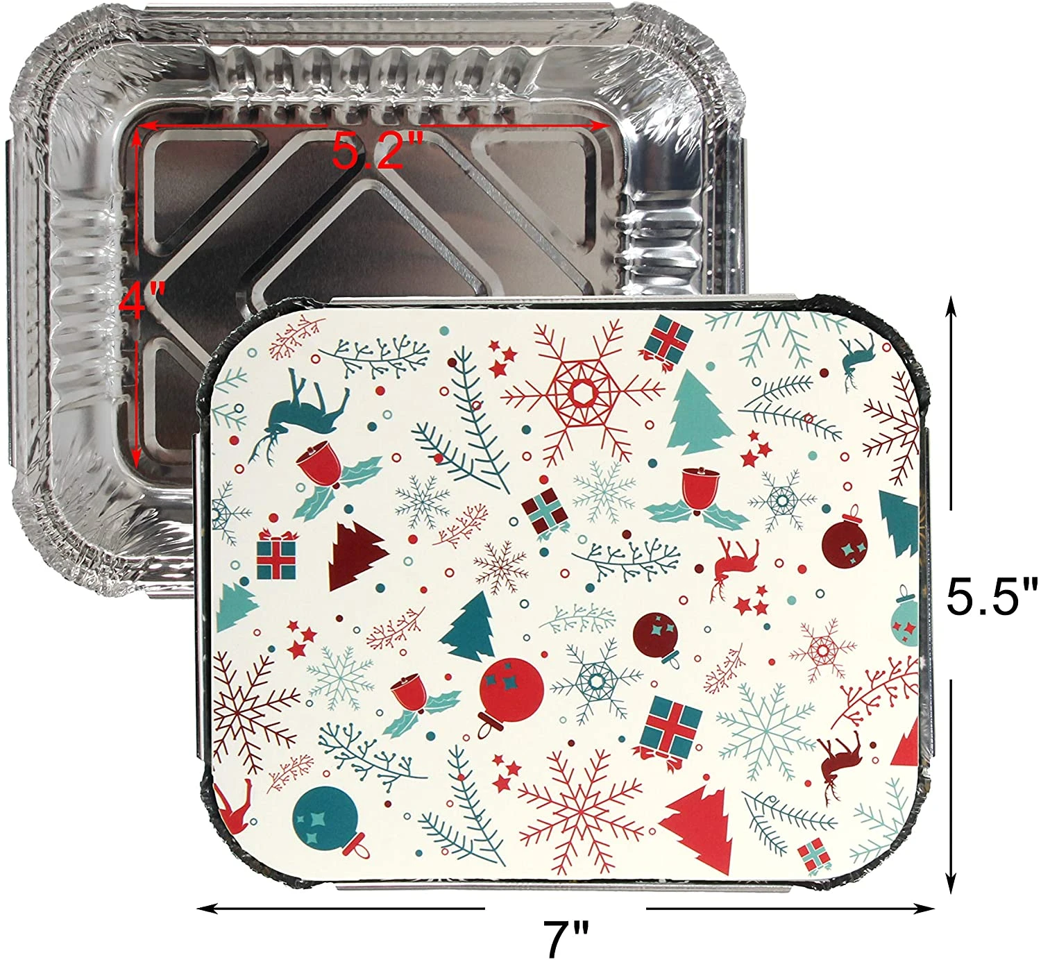 Christmas Foil Containers, 40pcs 9 Christmas Foil Containers, 40pcs - Image 7