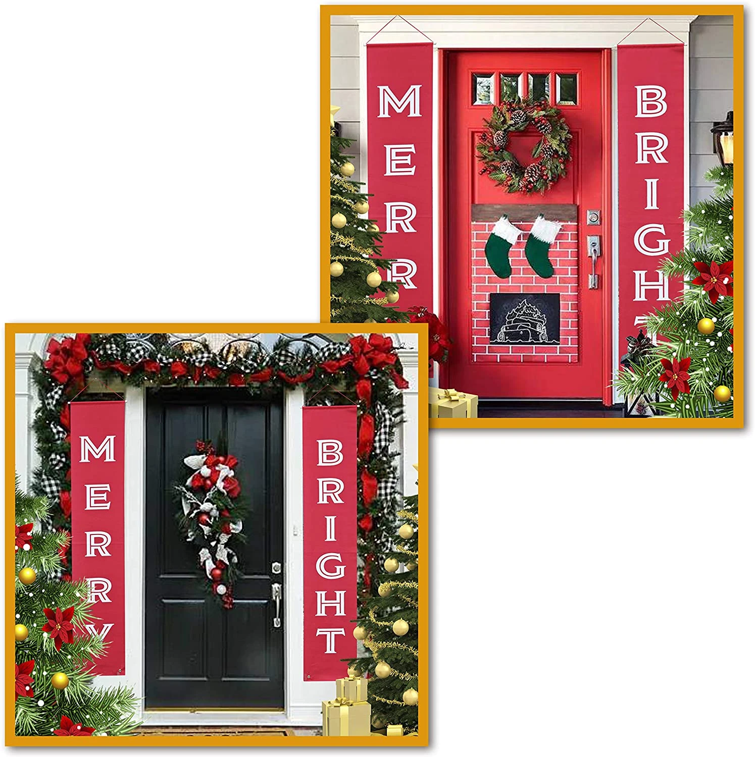 Merry And Bright Christmas Banner 9 Merry And Bright Christmas Banner - Image 7