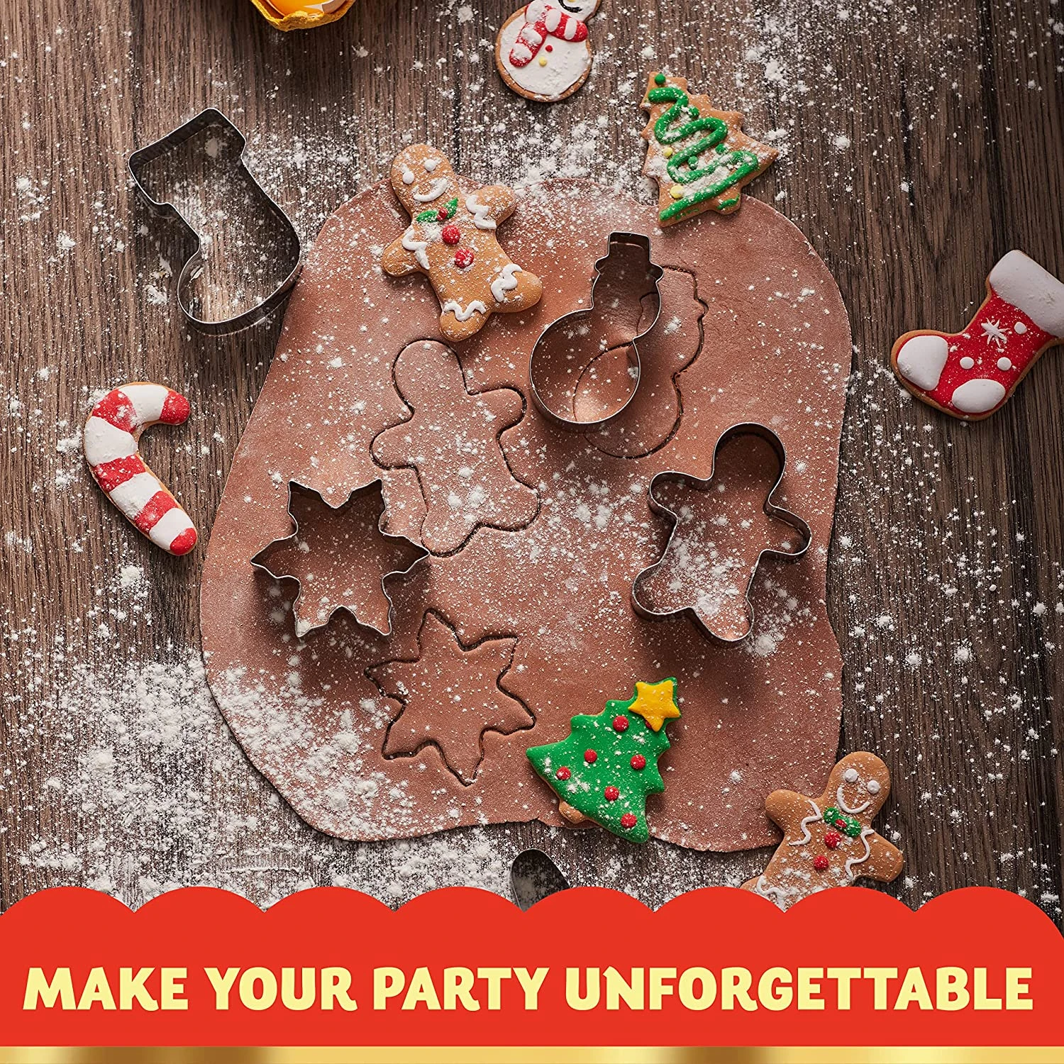 Christmas Cookie Cutter Set 12 PCS 8 Christmas Cookie Cutter Set 12 PCS - Image 6