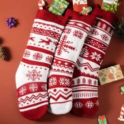 3 Pack 18" Knit Christmas Stockings -Xmas Supplies Shop A1 aPAVEwaL. AC SL1500