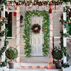 9ft 10" Pre Lit Christmas Garland 13 9ft 10" Pre Lit Christmas Garland -Xmas Supplies Shop A1bkNdhJ3NL. AC SL1500